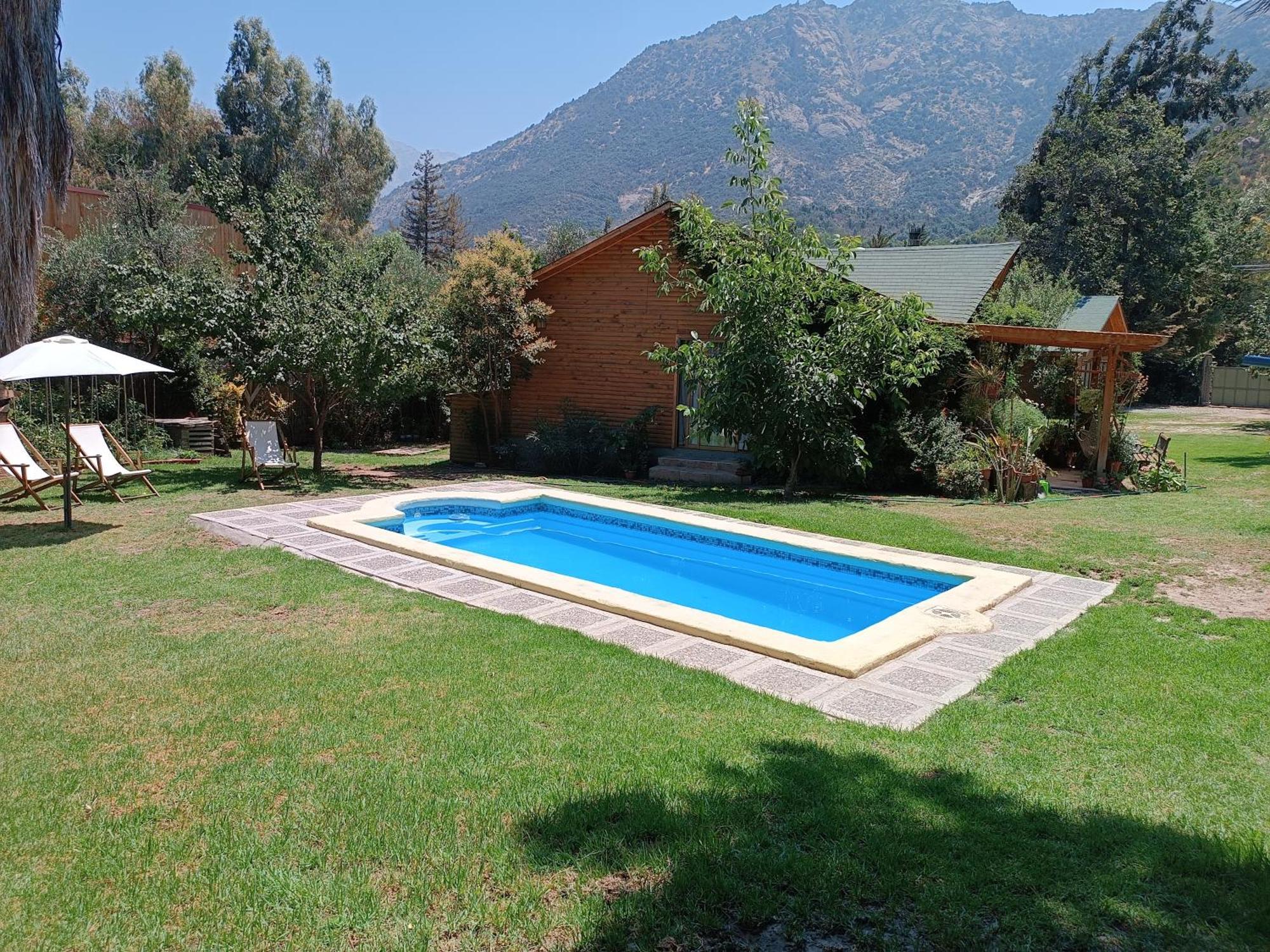 Cabana El Tiempo Es Arte San José de Maipo Exteriör bild